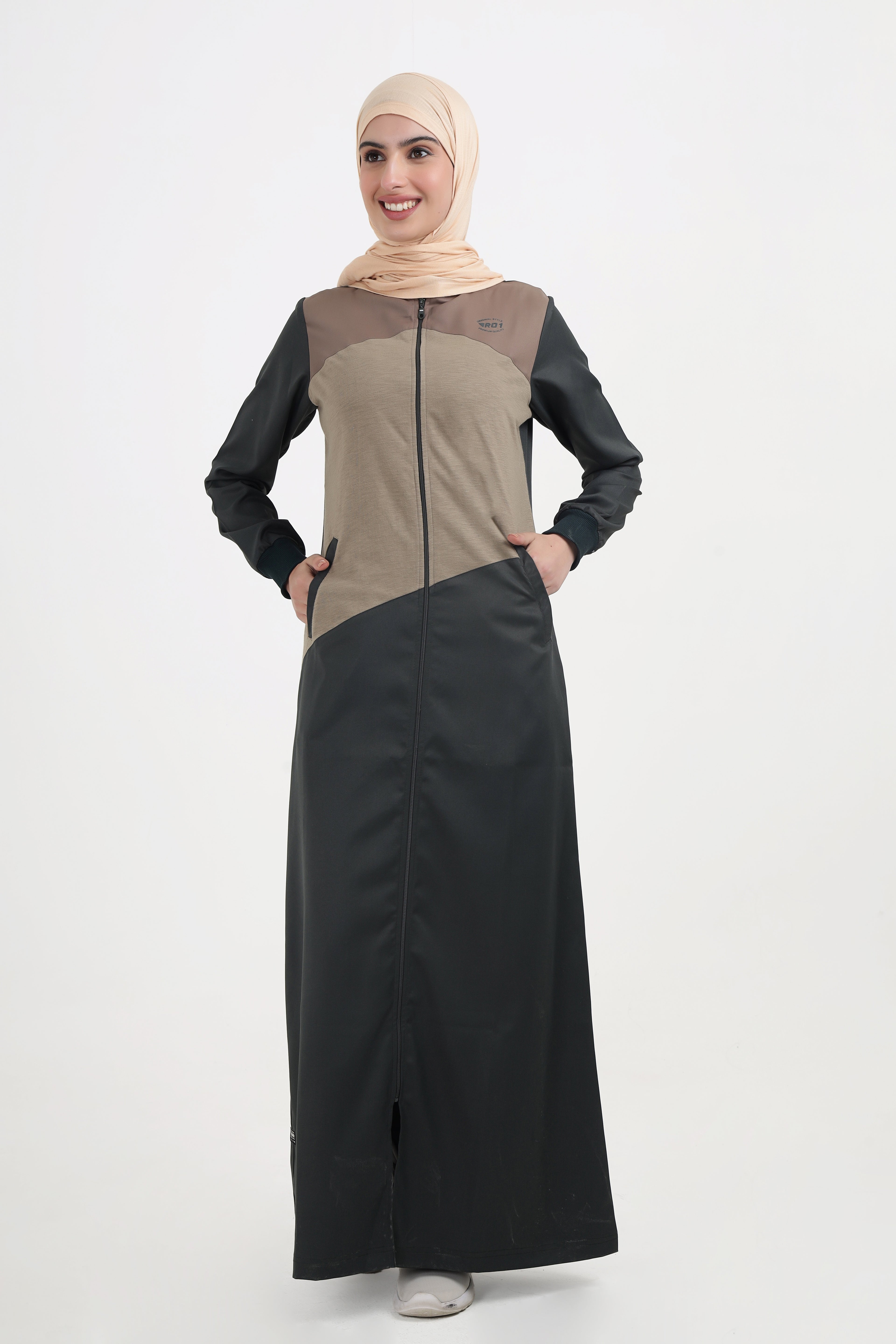 Mode Green Contrast Jilbab