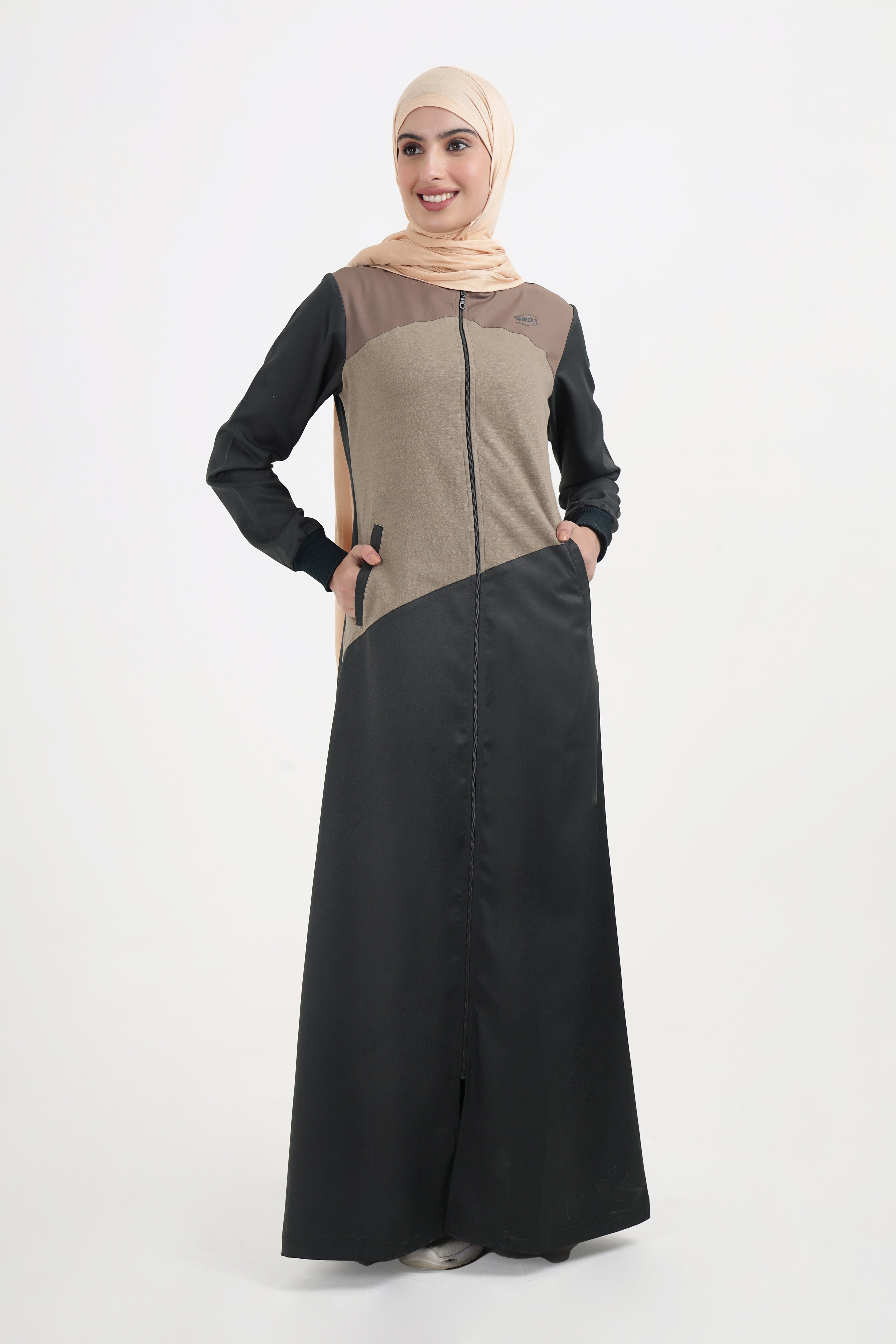 Mode Green Contrast Jilbab