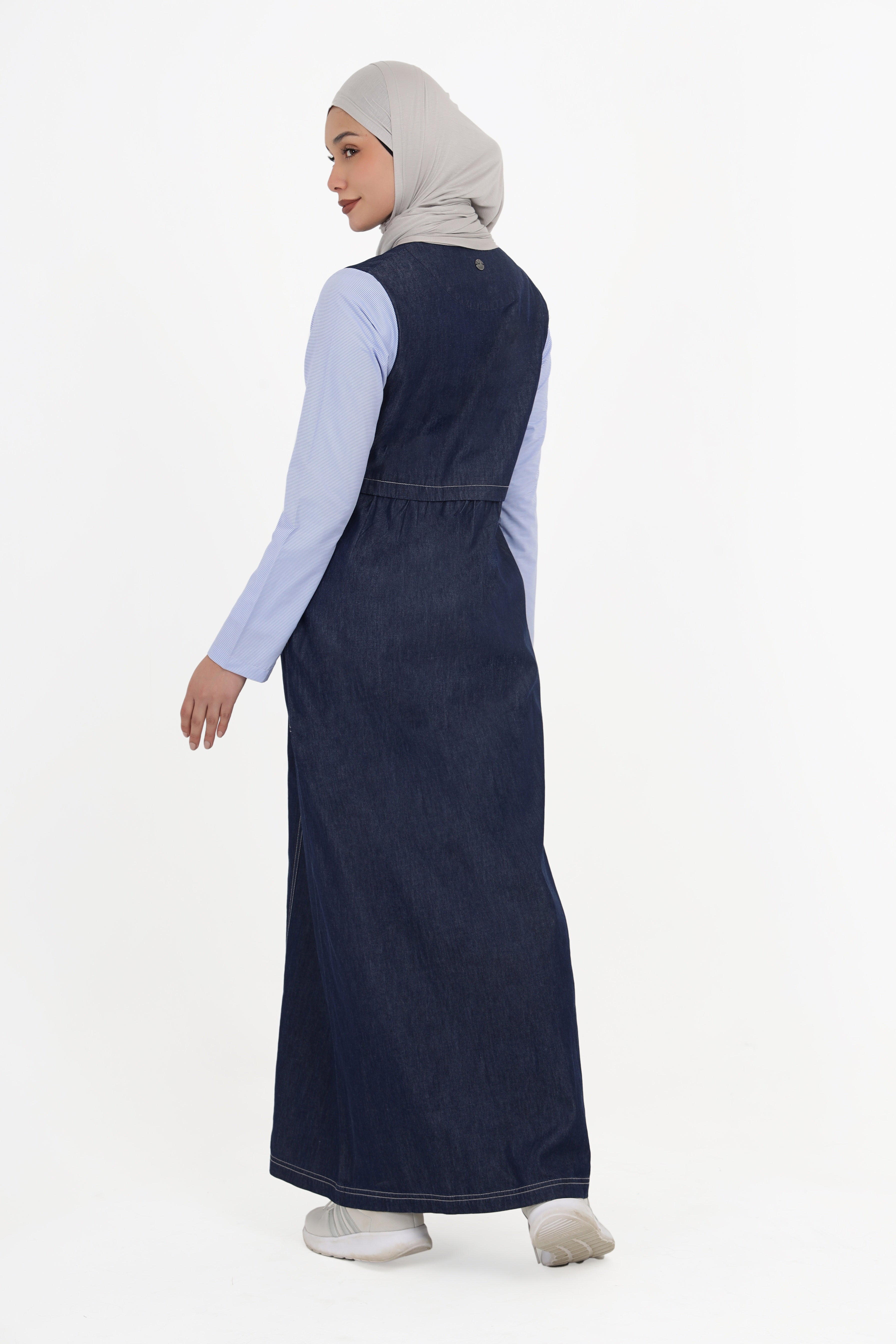 Deep Tide Full Front Open Jilbab